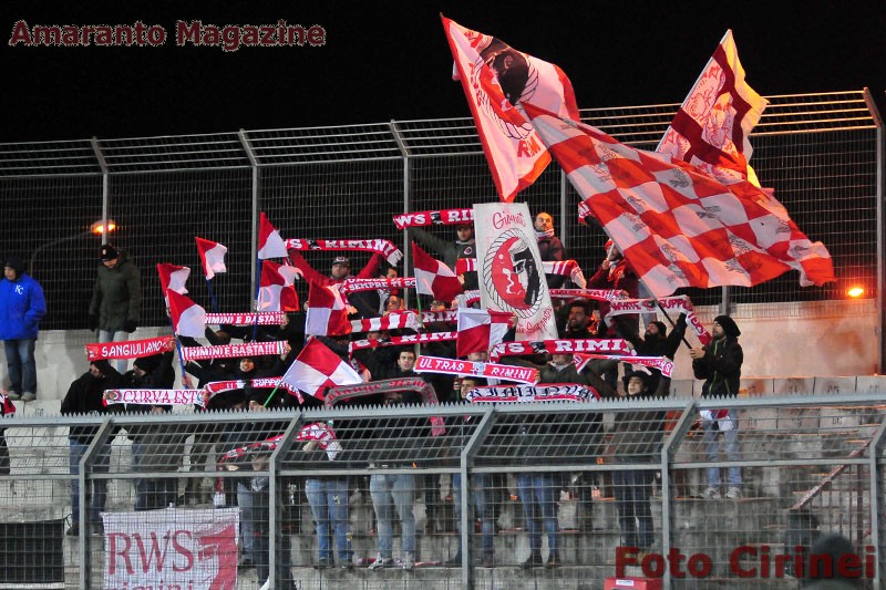 i tifosi romagnoli nel match d'andata al Comunale